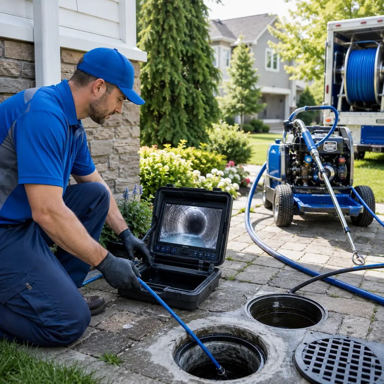 Outdoor drain cleaning professionals serving Westport, CA