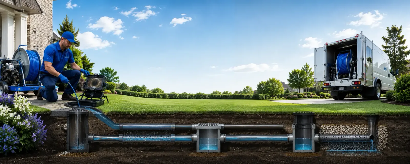 Outdoor drain cleaning information for Westport, CA